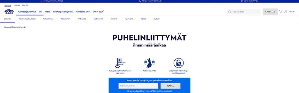 Elisa liittymätarjoukset